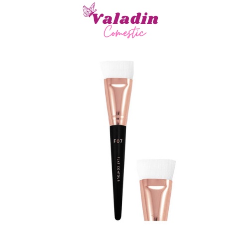Cọ trang điểm tạo khối đầu bằng Vacosi Flat Foundation F07
