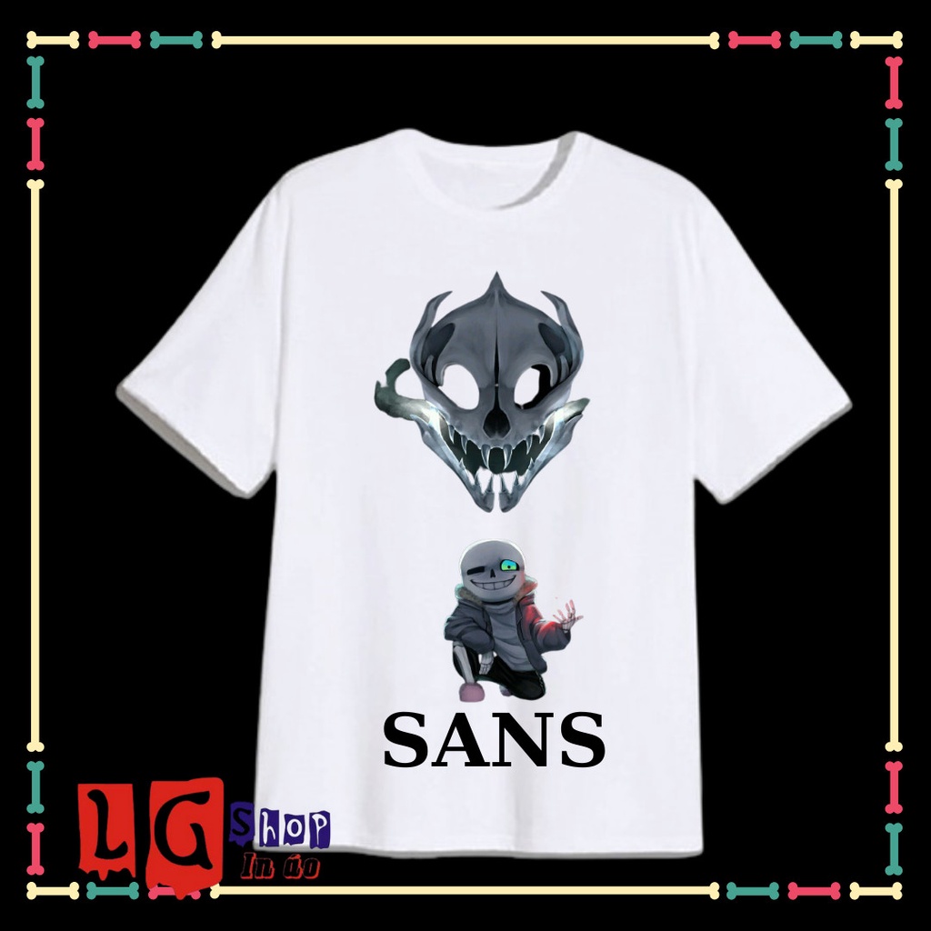 ÁO THUN BIỆT ĐỘI GANGSTER - SANS UNDERTABLE CHO BÉ TRAI ( ĐỦ SIZE ÁO, TỪ 10KG ĐẾN 90KG)