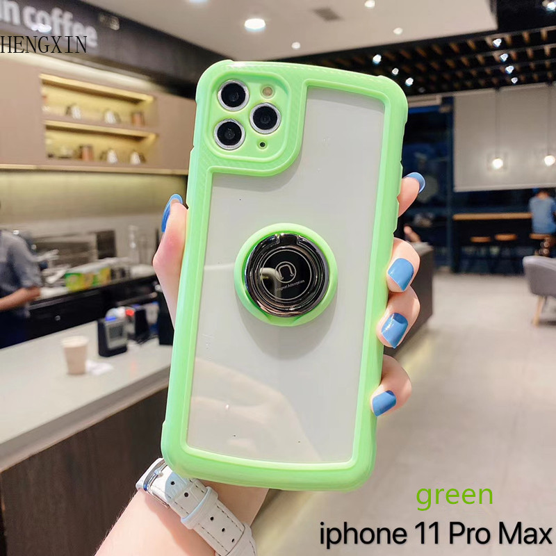 Fit for Apple mobile phone 11 shell simple frame x xr ring fresh se2 anti-drop 8plus premium iPhone 11 pro cover lens xs max transparent men and women