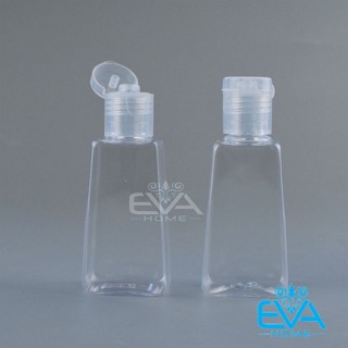Chai Chiết Mỹ Phẩm Nhựa Pet Nắp Bật 30 Ml Hình Thang