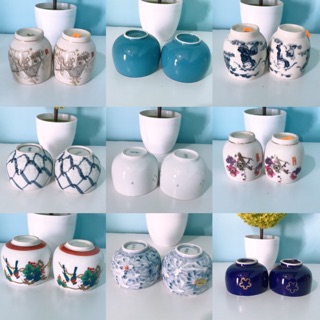Set 2 ly uống trà gốm sứ Nhật (ib chọn mẫu)