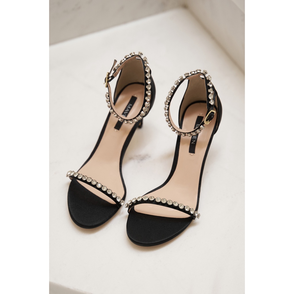 MAVEN - Giày cao gót quai mảnh đính đá Sarah Diamond Heels 7cm
