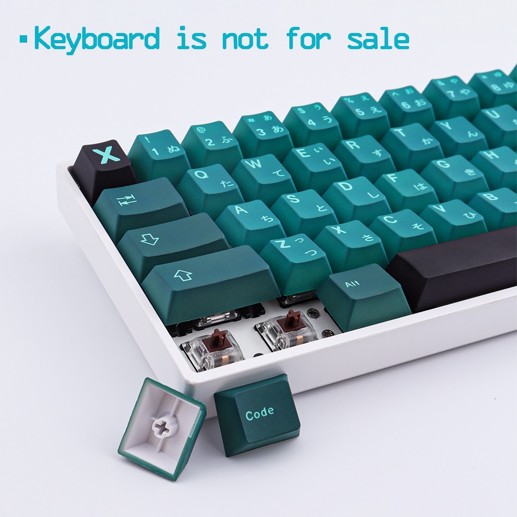 Ác thần PBT Keycap, 130 phím keycaps Cherry Profile DYE-SUB Cá nhân hóa GMK Striker Keycaps cho Bàn phím cơ / Bàn phím cơ chơi game