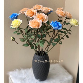 Hoa Hồng Đất Sét Nhật Handmade