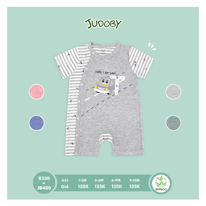 Bộ body cộc tay Judoby, Dokma cho bé JB480