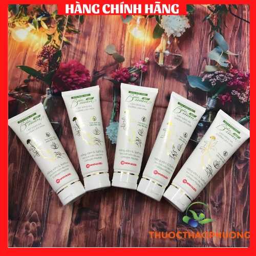Sữa rửa mặt Bảo Xuân làm sáng da chống lão hóa ngăn nếp nhăn giữ ẩm không gây kích ứng chiết xuất thảo dược quý tuýp100g