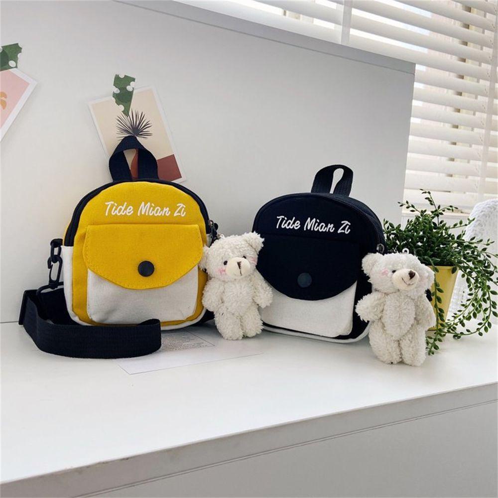 LEILY Túi Xách Nữ Vải Bố In Hình Dễ Thương