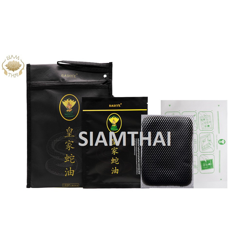 [Gói 5 Miếng] Cao Dán Nọc Rắn Hoàng Gia Thái Lan Hydrogel Snake Patch