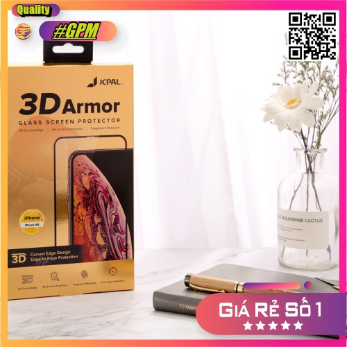 DÁN CƯỜNG LỰC JCPAL 3D ARMOR CHO IPHONE X - 11 PROMAX