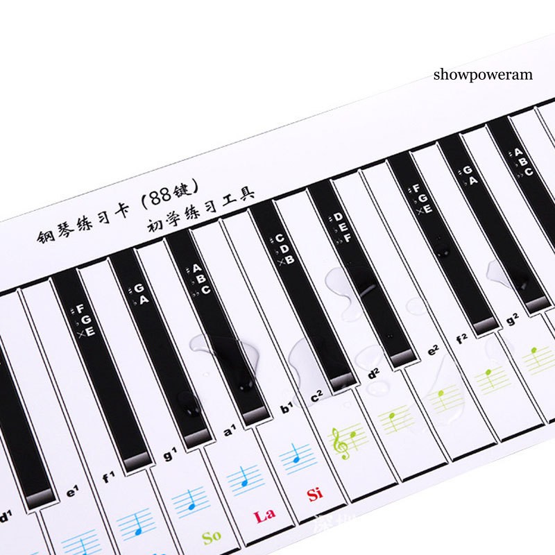 show_ Thẻ thực hành bàn phím piano điện tử 88 phím chống thấm nước di động