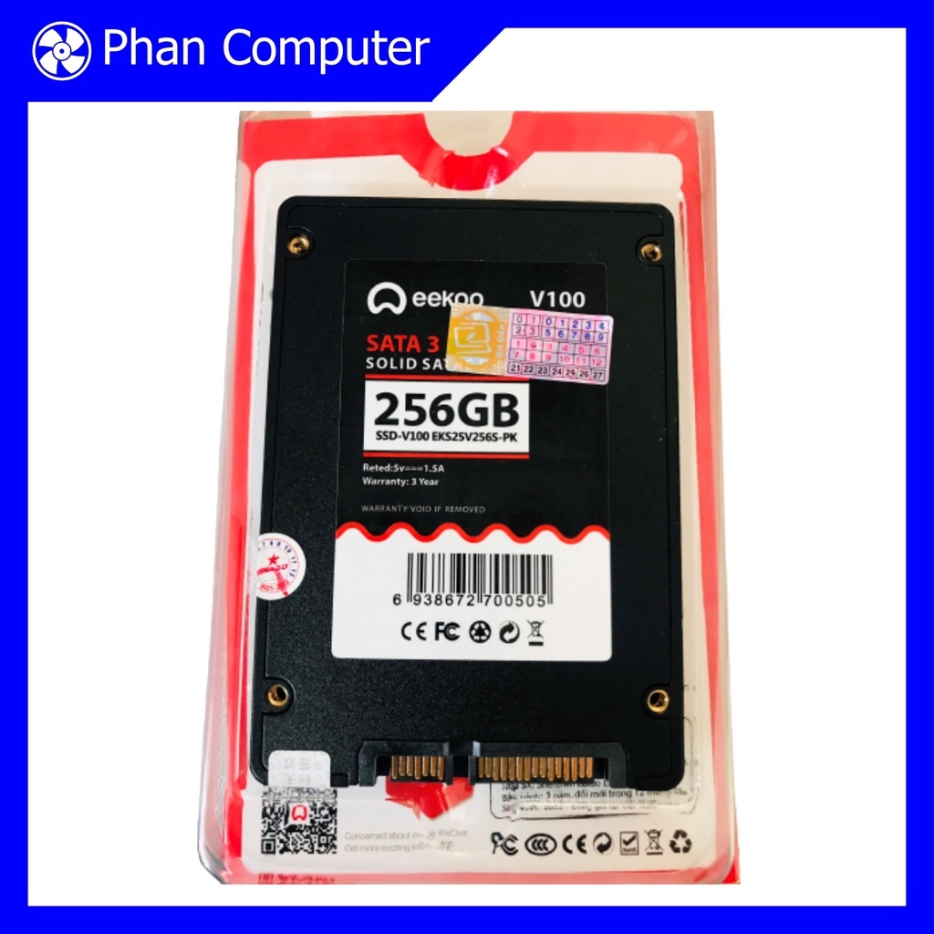 Ổ Cứng SSD EEKOO 128GB, 256GB Mới Chính Hãng (Hỗ trợ cài đặt theo yêu cầu) | BigBuy360 - bigbuy360.vn