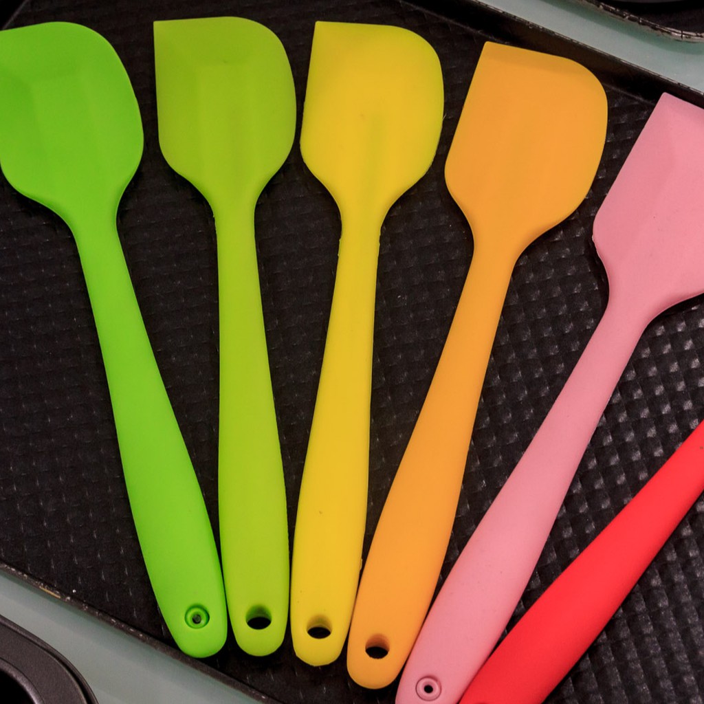 Spatula Phới vét đúc nhỏ silicone 21cm dùng làm bánh