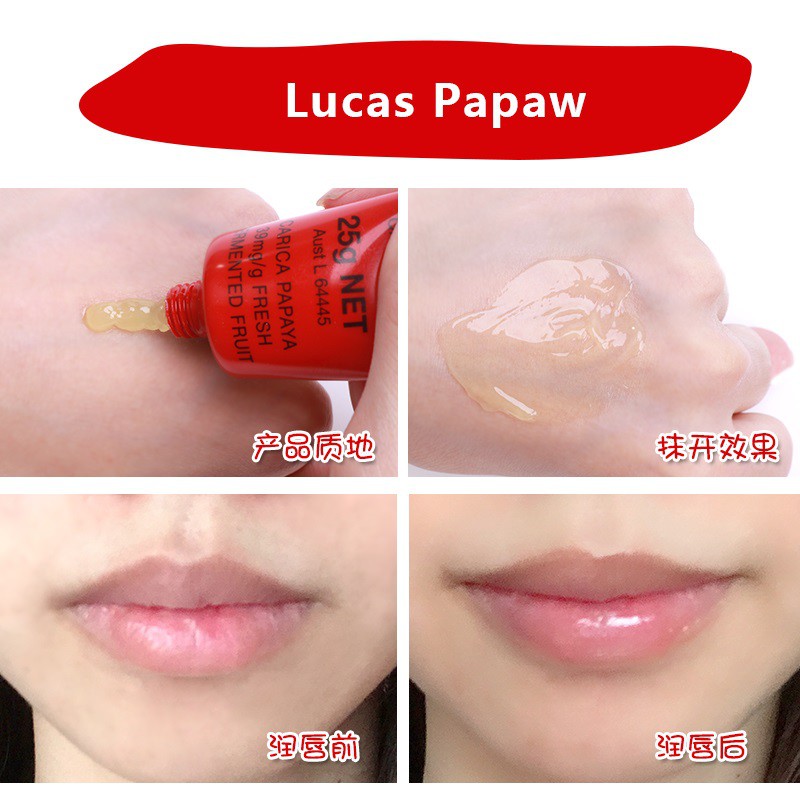 Kem Dưỡng Đa Năng Chiết Xuất Đu Đủ Lucas' Papaw Ointment 25g ÚC