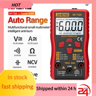 Aneng đồng hồ vạn năng kỹ thuật số chất lượng cao m118a trms 6000