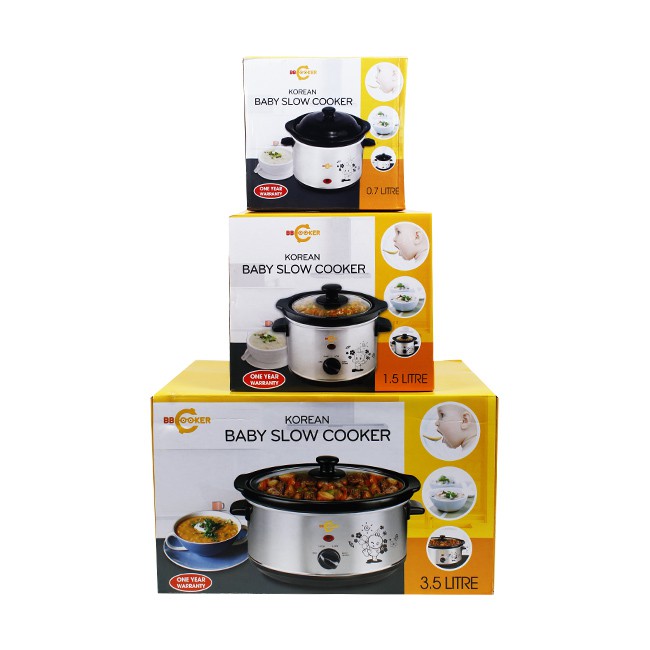 [Mã ELHADEV giảm 4% đơn 300K] [Nồi nấu cháo đa năng Hàn Quốc BB Cooker 1,5l/2,5l/3,5l