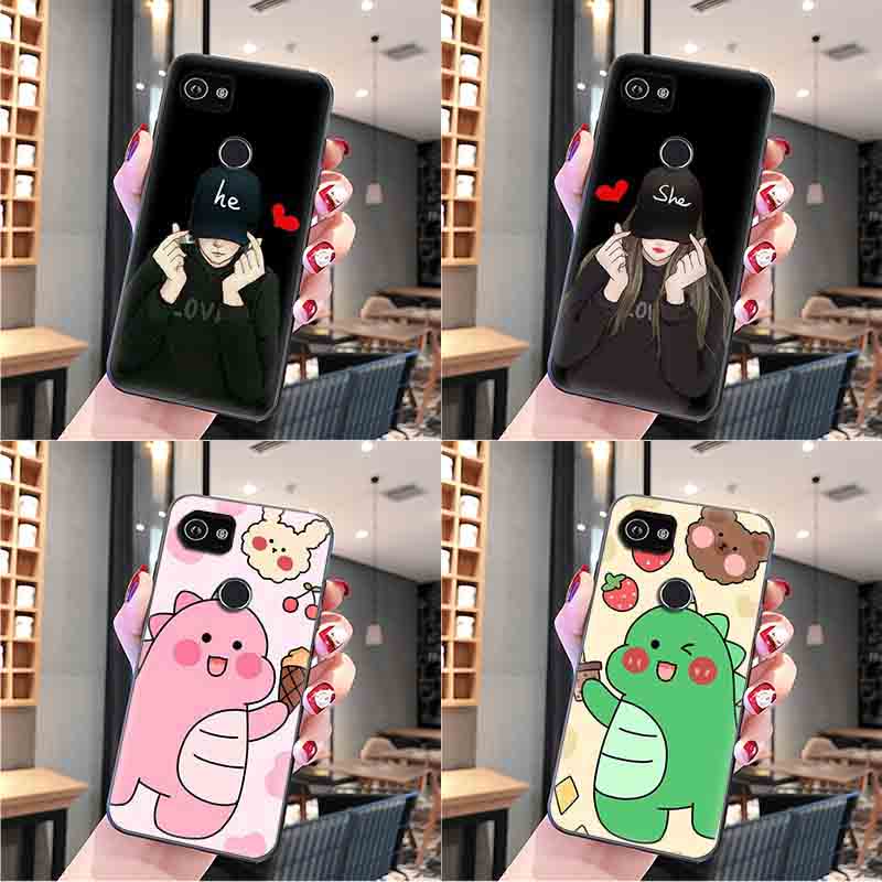 Ốp lưng silicon in hình dễ thương cho Google Pixel 3/3XL