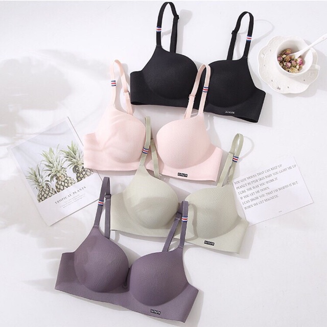 SARAH Lingerie ÁO NGỰC MÀU TRƠN ĐƠN GIẢN không gọng