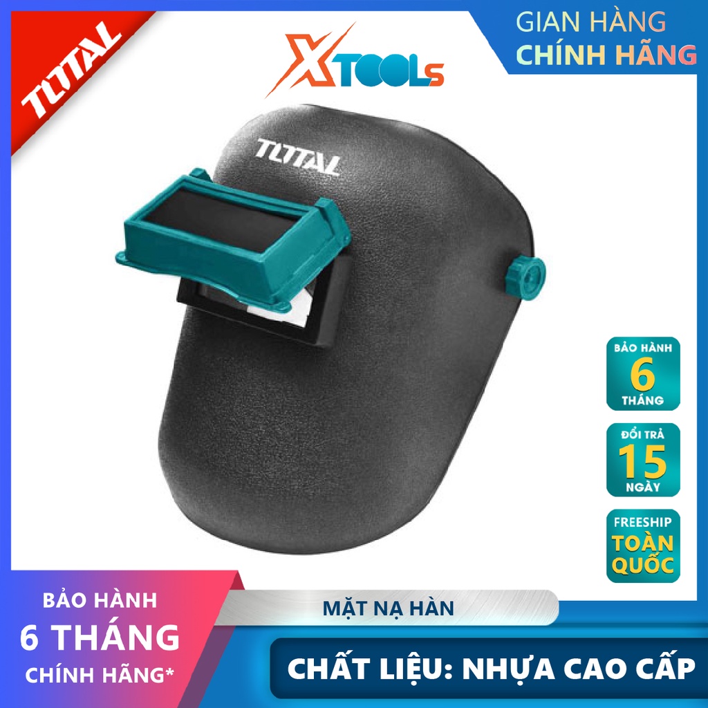 Mặt nạ hàn TOTAL TSP9201 mặt nạ hàn tự động Chất liệu 100% , Kích thước 108*50*3mm chống chói, chống tia cực tím