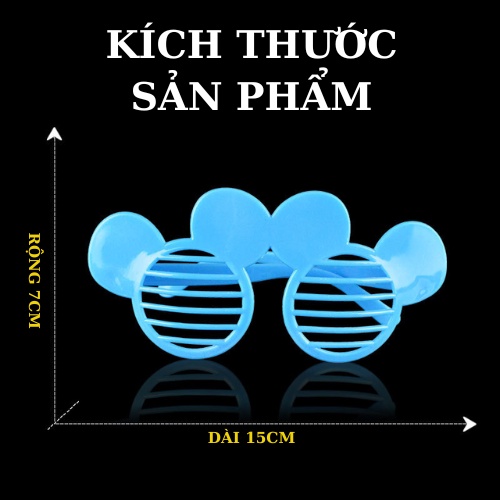 Đồ Chơi Kính Mắt Nhựa Vui Nhộn Dễ Thương Nhiều Màu Sắc - Phụ Kiện Hóa Trang