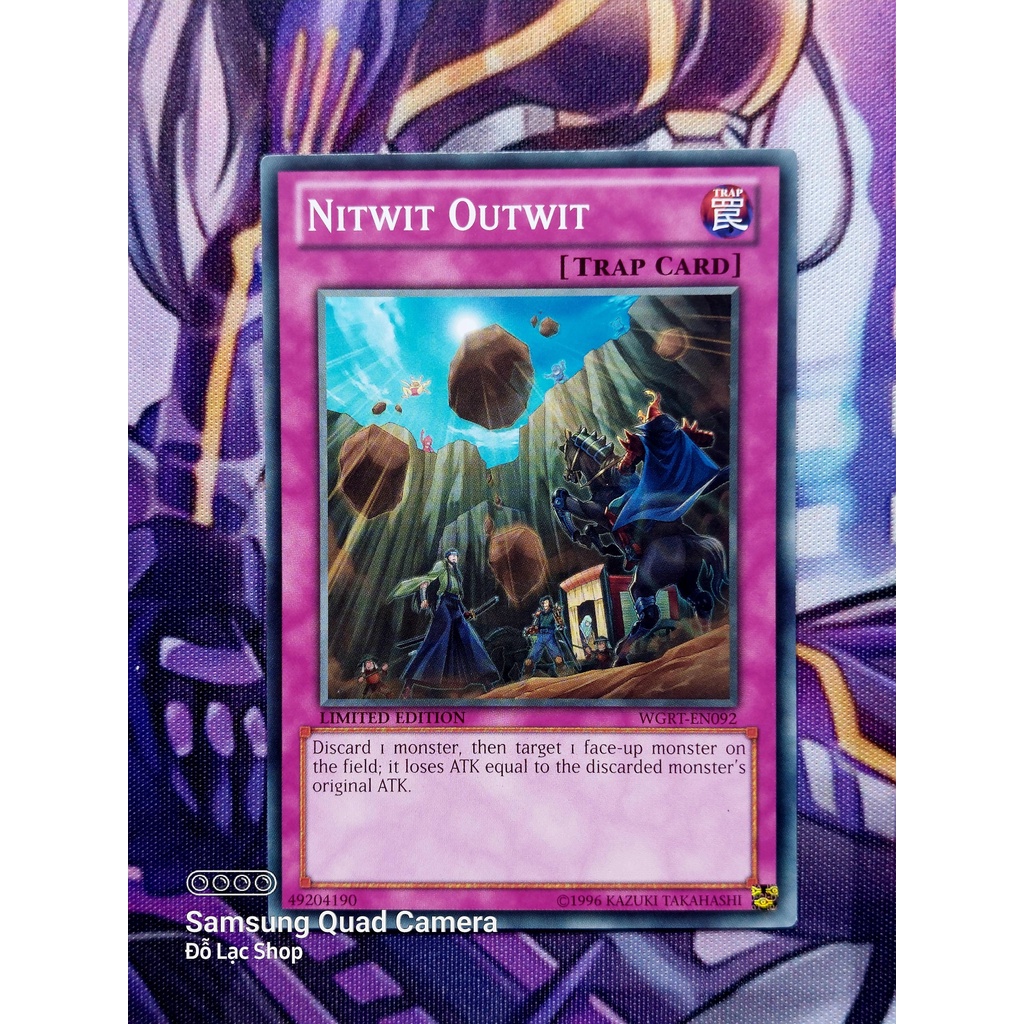 [ Đỗ Lạc Shop ] Thẻ Bài Yugioh Trap Nitwit Outwit  - Common