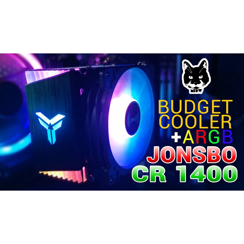 Tản Nhiệt CPU Jonsbo CR1400 LED ARGB 5V - Tản Nhiệt Khí CPU 4 Ống Đồng, Hub Sync, Hub Main