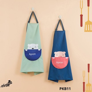 Tạp dề chống nước vải tốt hình ảnh hoạt hình dễ thương