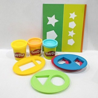 Đất Nặn PLAY DOH Bộ Nhận Diện Hình Học Cơ Bản Cho Bé