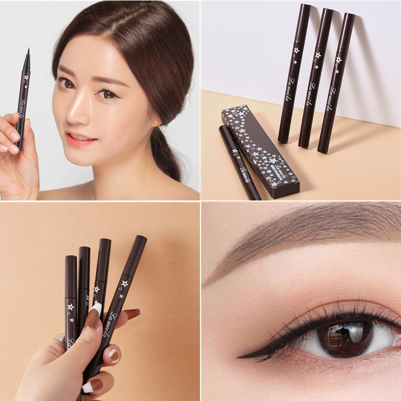 Bút kẻ mắt LAMEILA màu đen kháng nước lâu trôi