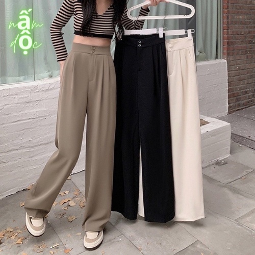 QUẦN ỐNG XUÔNG DÀI 3 MÀU LƯNG CHUN SAU CÁ TÍNH15-- Chất liệu tuyết mưa;