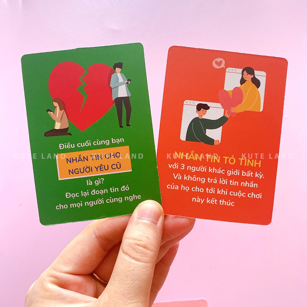 Bộ Bài Huệ Bản Thách Hay Thật 68 Lá Drinking Game KOSAY Gắn Kết Tình Bạn Bùng Nổ Cuộc Vui Ăn Nhậu Uống Rượu Bia TTKOSAY