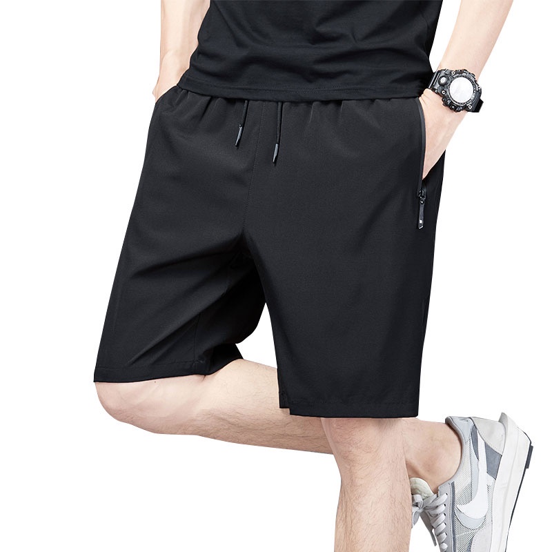 Quần ngắn dây rút ống rộng thời trang đi biển dành cho nam size M-6XL