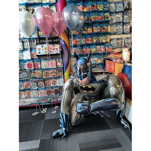 Bóng hình Spiderman, Bad Man, Iron Man hàng xuất khẩu 140cm