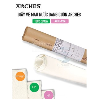 Giấy vẽ màu nước dạng cuộn Arches 113x914cm