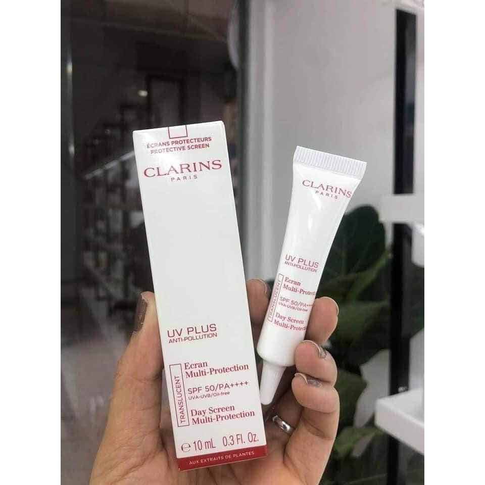 Kem chống nắng Clarins  UV Plus SPF50- PA+++ UVA-UVB 3ml/10ml