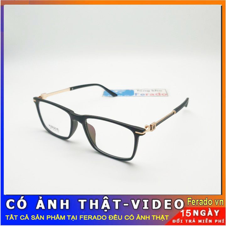 Gọng Kính Càng Kim Loại, Mắt Kính Chống Ánh Sáng Xanh Phong Cách Retro Thời Trang Unisex (tặng kèm hộp đựng kính)