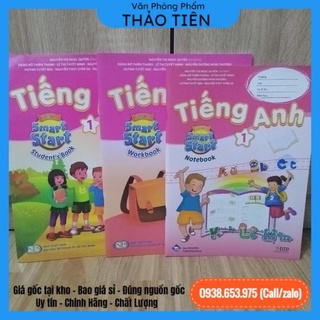 Vở học tiếng anh lớp 2 Smart Start (gồm: bài học + bài tập + notebook)  [VPP Thảo Tiên]