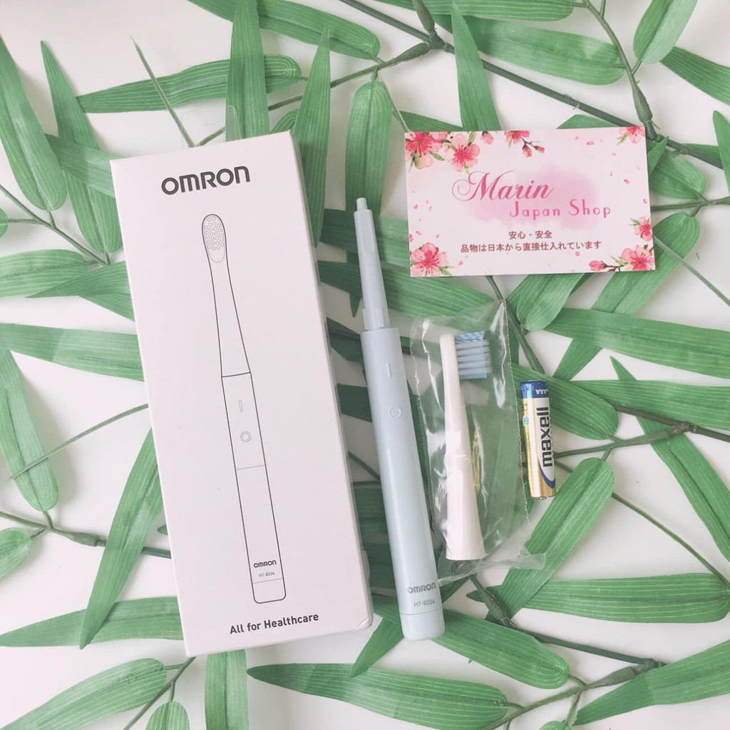 Bàn chải đánh răng chạy pin Omron Nội địa Nhật Bản