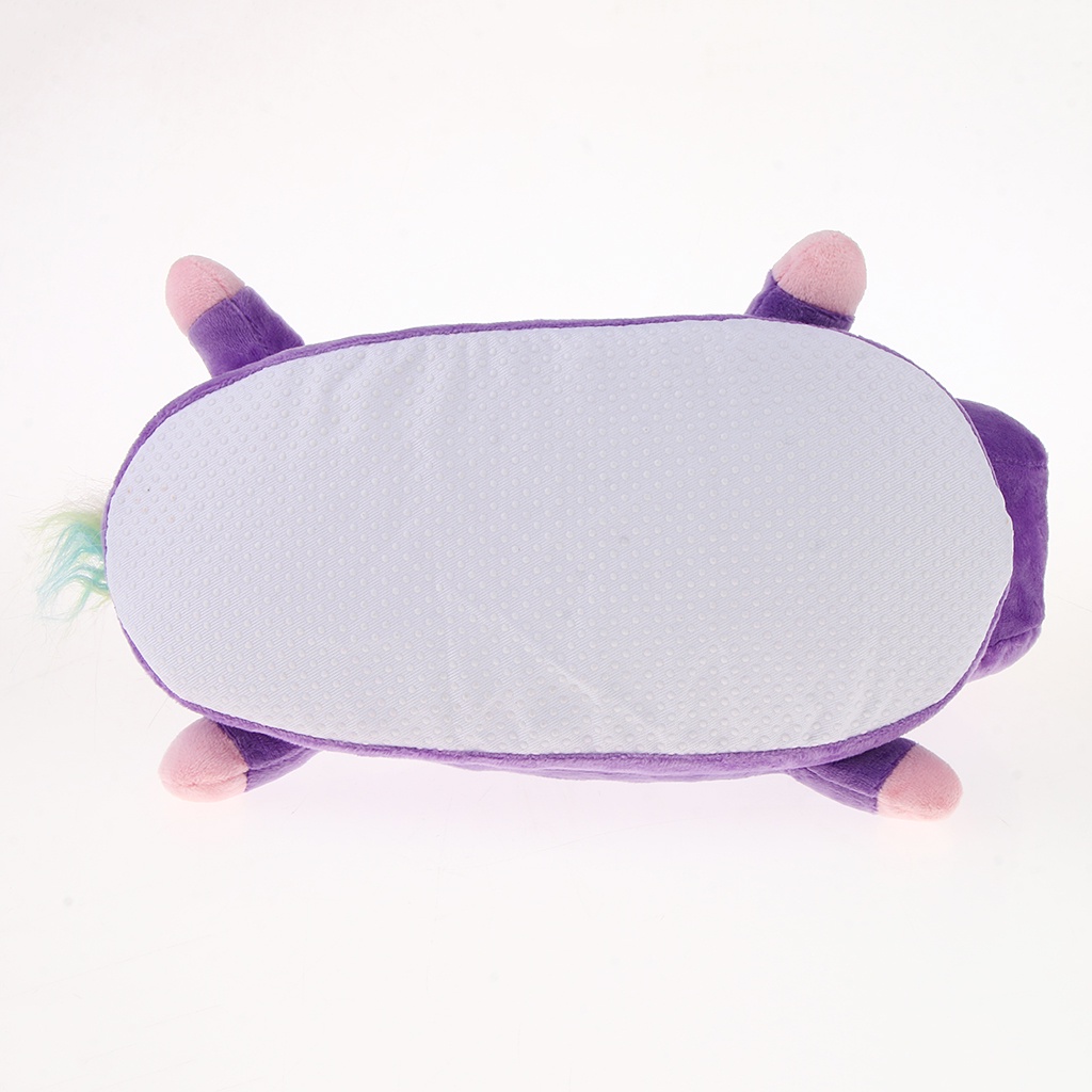 [SIMHOA] Dép Bông Đi Trong Nhà Hình Kỳ Lân Màu Tím Dễ Thương