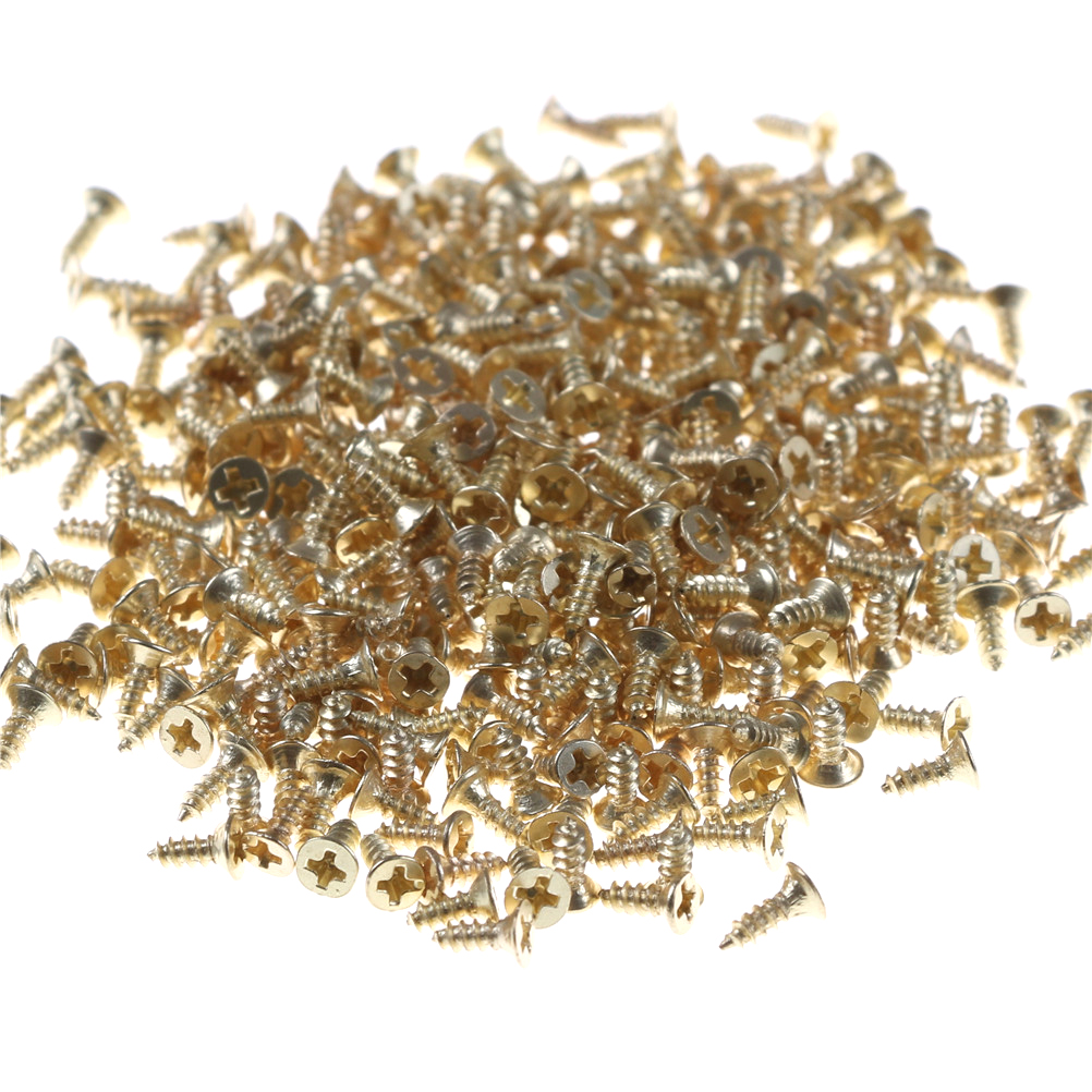 Set 380 ốc vít bằng thép mạ vàng kích cỡ 2*6mm chuyên dụng