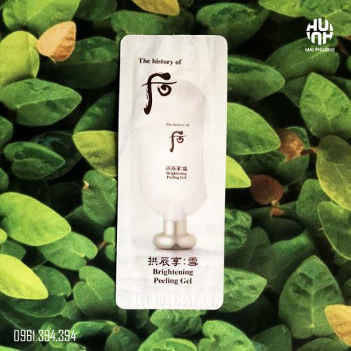 Combo 5 - 10 Gói Sample Tẩy Tế Bào Chết dạng kỳ làm sáng da Whoo Brightening Peeling Gel | BigBuy360 - bigbuy360.vn