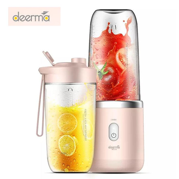 [HÀNG CHÍNH HÃNG - FREESHIP] Máy xay sinh tố Deerma Mini Juice Blender Tiện Dụng thông minh, dùng pin