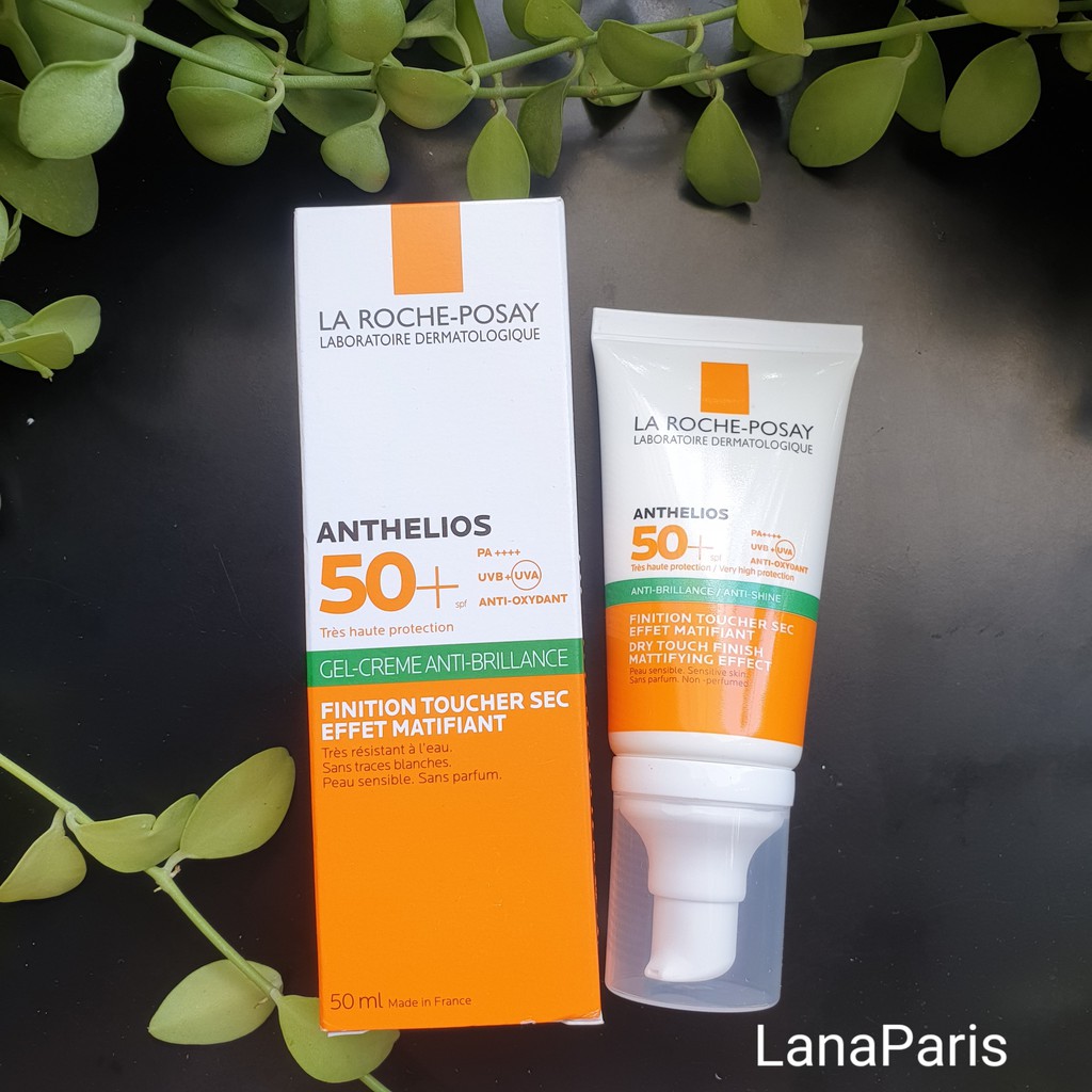Sẵn Kem chống nắng La Roche-Posay Anthelios XL Gel SPF 50+ 50ml vạch xanh không hương liệu