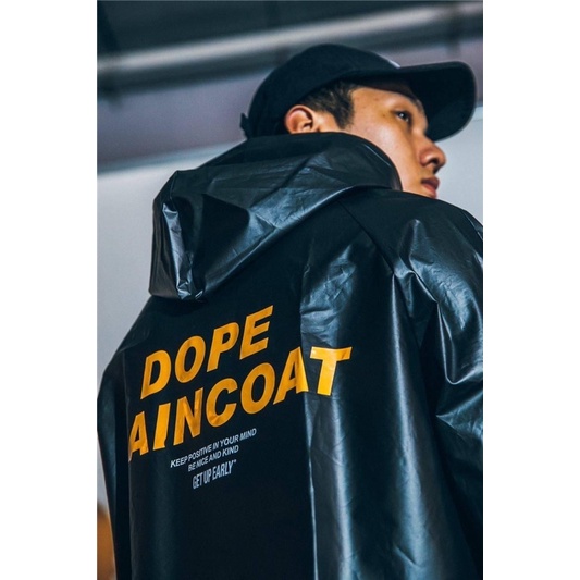 Áo mưa măng tô 1 người teen Dope Raincoat bao ngầu thái lan