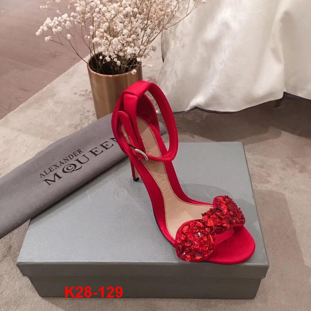 K28-129 Alexander Mcqueen sandal cao 10cm siêu cấp