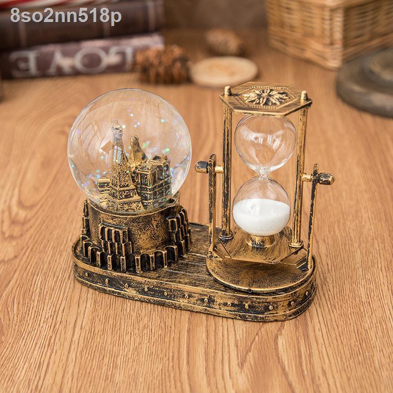 8so2nn518p401 Tháp sáng tạo Đồng hồ cát Âm nhạc nhấp nháy Quả cầu pha lê Sinh viên Quà tặng nhật T