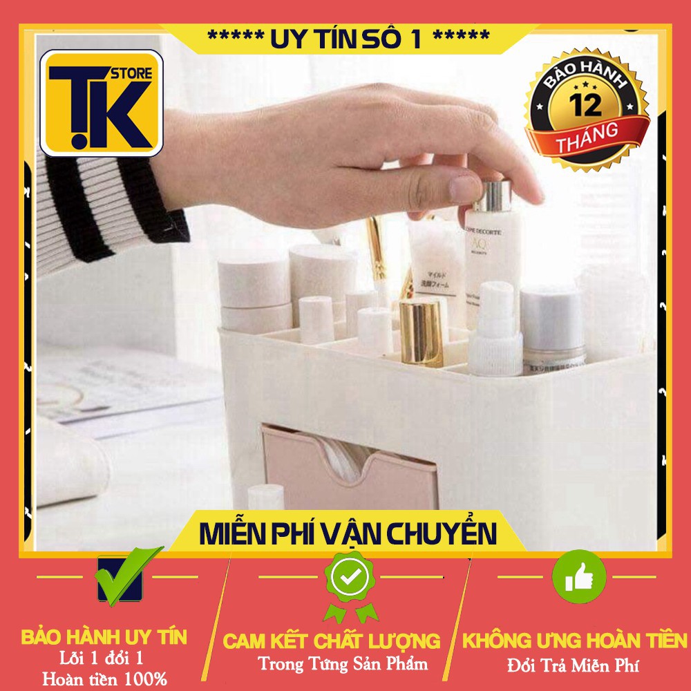 [Hàng Loại 1] Kệ Mỹ Phẩm Nhựa Mini Nhiều Ngăn- kệ để đồ trang điểm nhỏ gọn . .