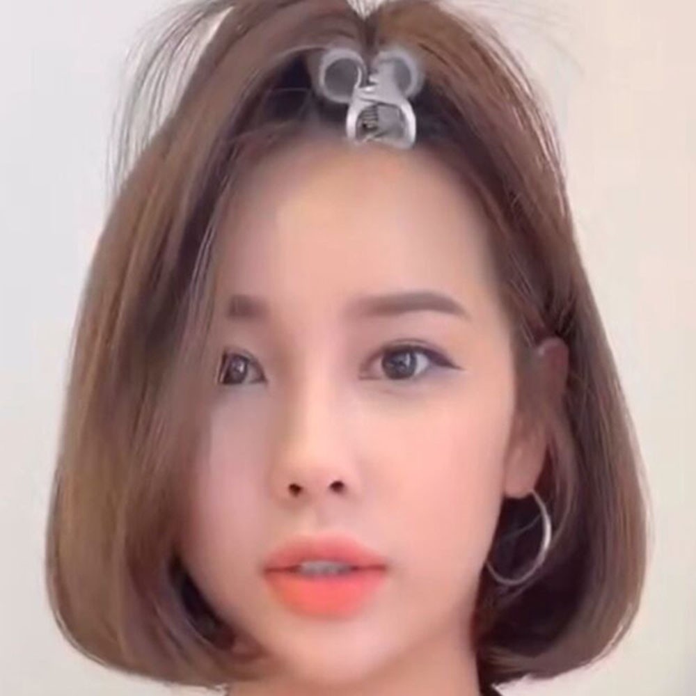 Set 2 Kẹp Tạo Kiểu Tóc Mái Bồng Bềnh Hoạt Hình Dễ Thương Dành Cho Nữ