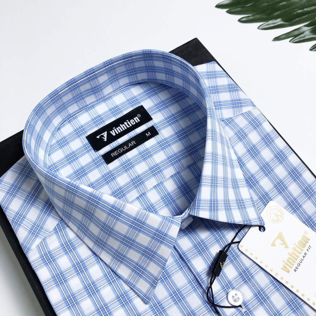 Áo sơ mi ngắn tay dáng suông Vĩnh Tiến 295 - G156 | BigBuy360 - bigbuy360.vn