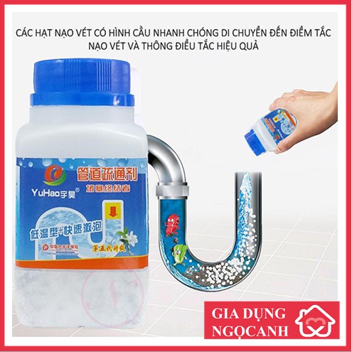 Bột thông cống, bột thông bồn cầu cực mạnh lọ 268g