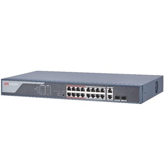 Mua Switch mạng 18 cổng POE HIKVISION DS-3E0318P-E 0318   2 cổng Uplink (Chính hãng Hikvision Việt Nam))